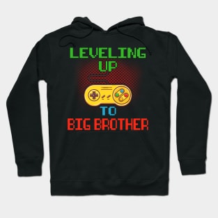 Promoted To Big Brother T-Shirt Unlocked Gamer Leveling Up Hoodie